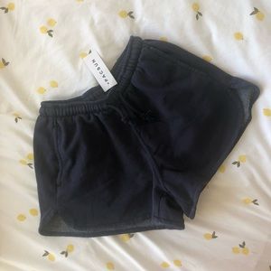PacSun Brandy Melville Navy Blue Rosa Shorts